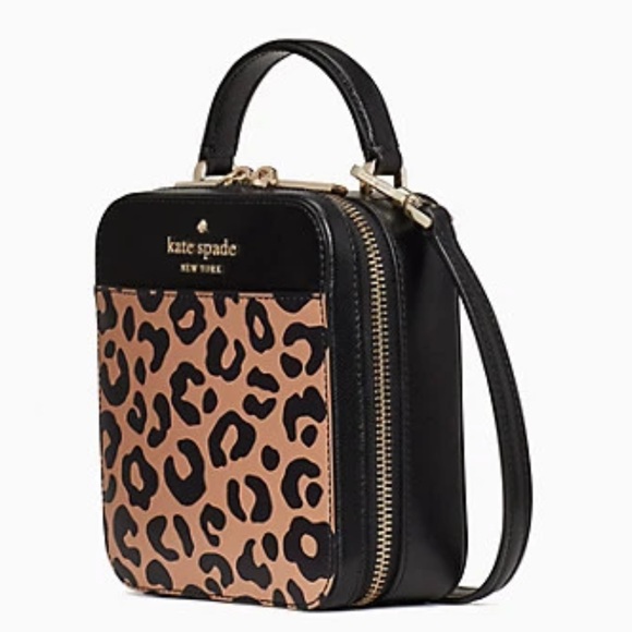 Kate Spade daisy graphic leopard vanity crossbody - Picture 11 of 16